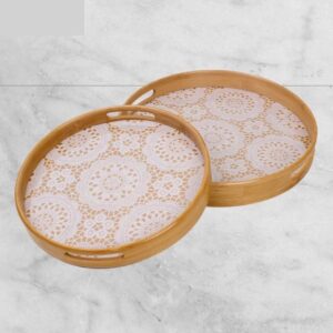 Mien "Dantel" Bambus Tablett Set