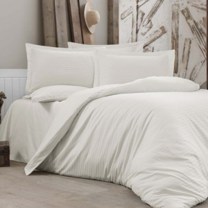 "Line" Bettwäsche Set Creme