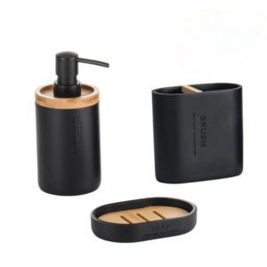 "Marble" Seifenspender Set