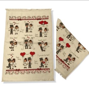 "Love Story" Küchentuch