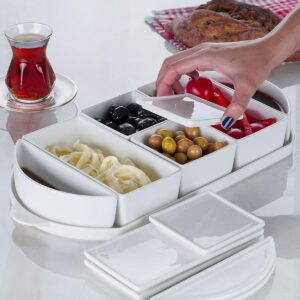 Acar "Bianco Perla" Frühstücks Set