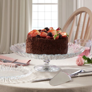 Pasabahce "Aurora" Kuchenplatte mit Fuß