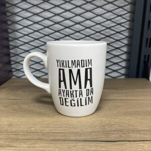 Motiv Tasse “Yikilmadim...”