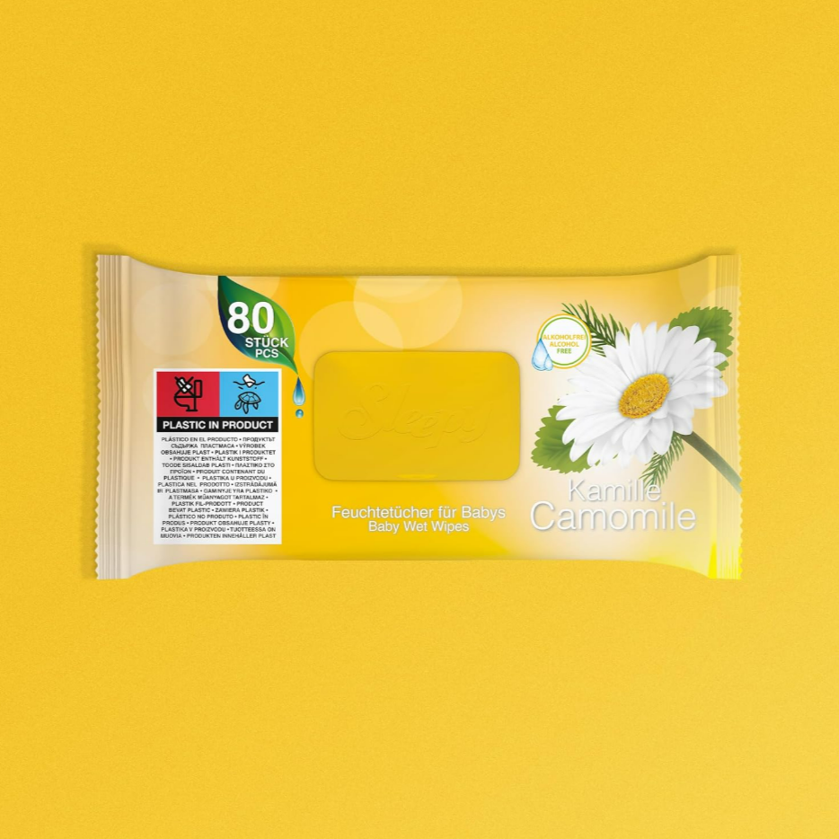 Sleepy "Kamille" Feuchttücher für Baby & Haut – Bild 2