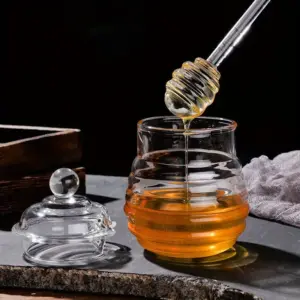 "Honey" Honigglas mit Rührstab
