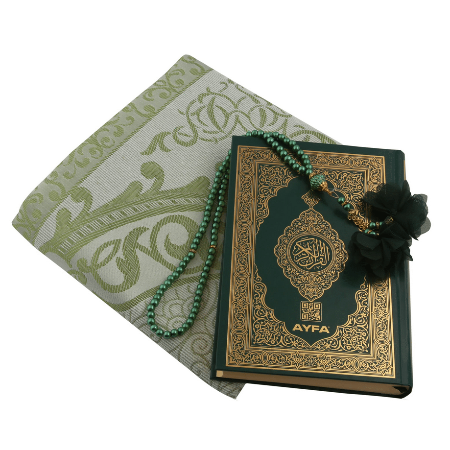 Azra Islamisches Geschenkset – Grün – Bild 2