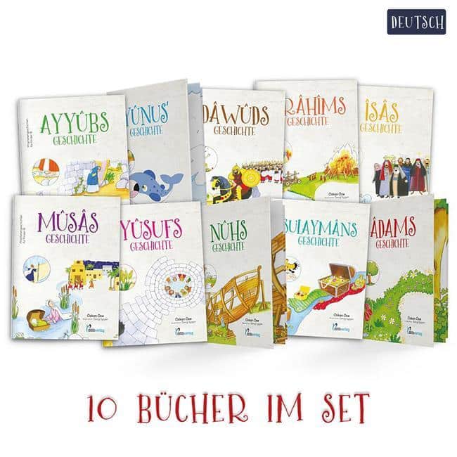 Prophetengeschichten für Kinder Bücher Set