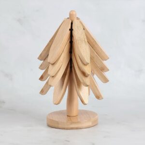 "Tree" Bambus Untersetzer-Set